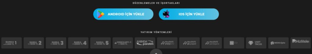 bet10line finansal işlemler