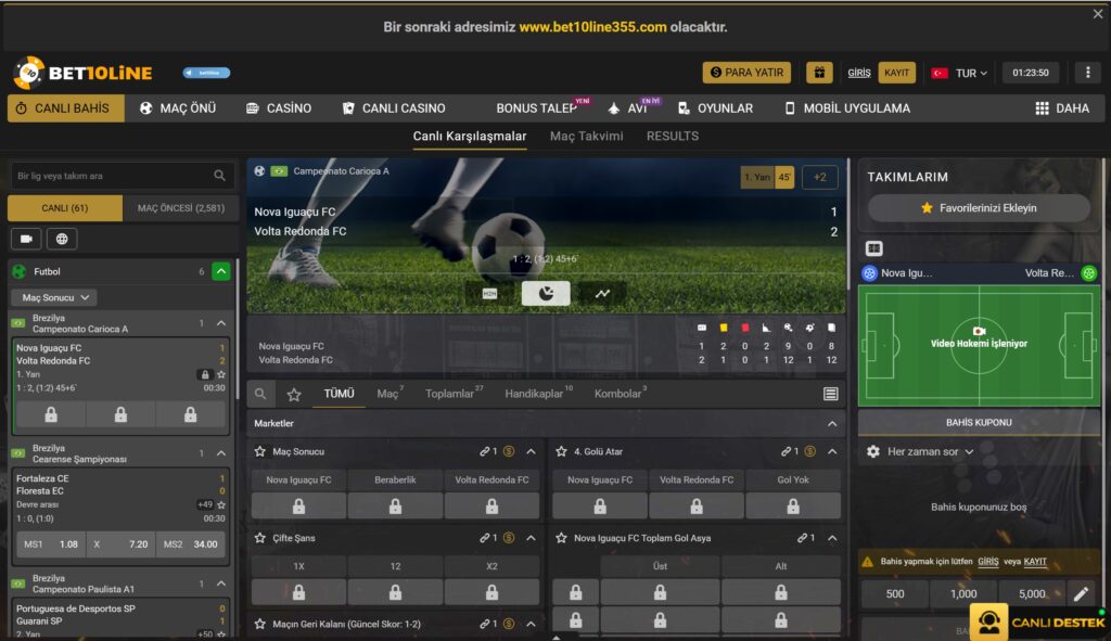 bet10line spor bahisleri
